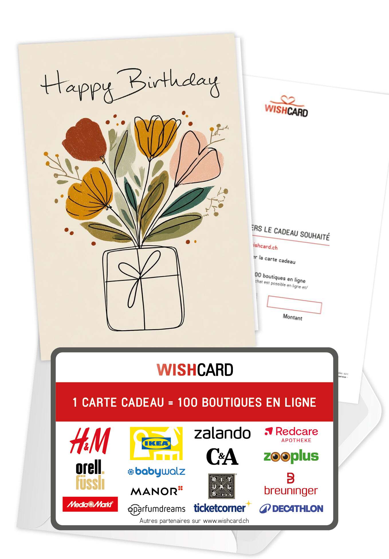 Happy Birthday - Fleurs cadeaux