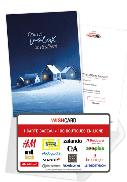 Que tes voeux - Ville d'hiver bleue