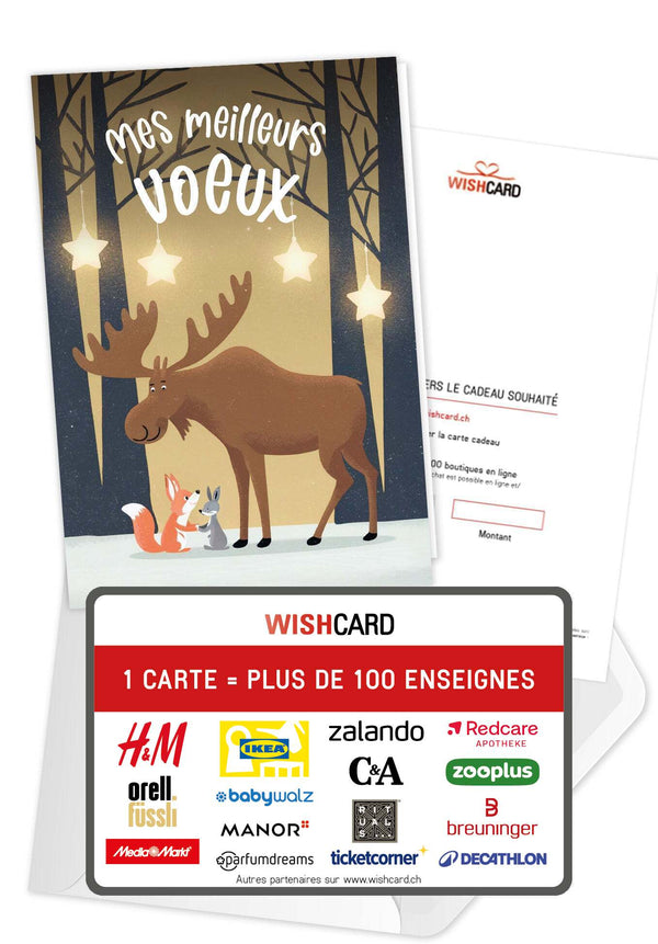 Mes meilleurs vœux - Animaux Forêt