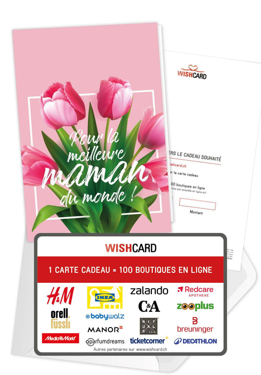 Pour la meilleure maman - Tulipes roses