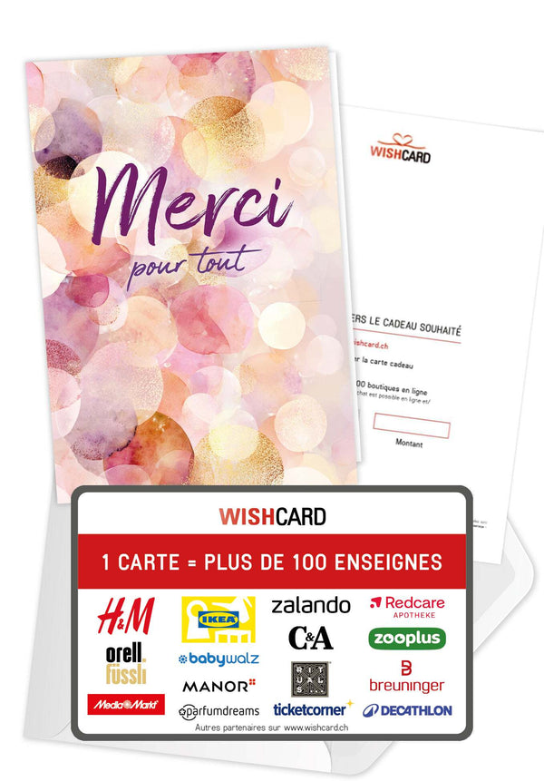 Merci pour tout - Or violet 