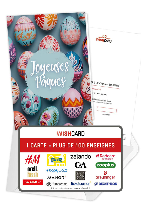Joyeuses Pâques - Oeufs de Pâques colorés