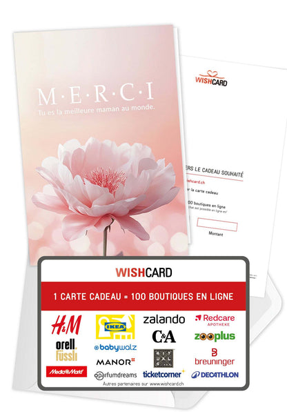 Merci Maman - Fleur Rosa