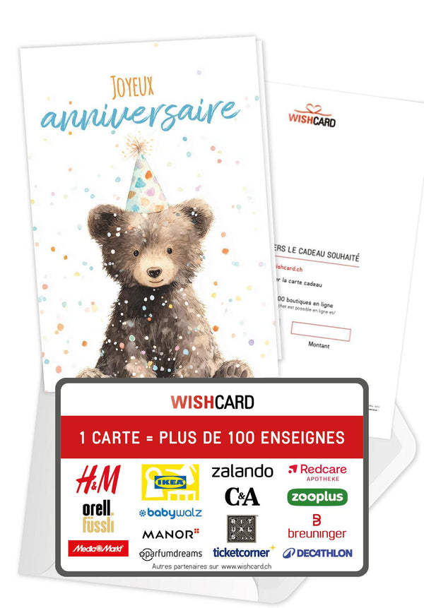 Joyeux anniversaire - Ours