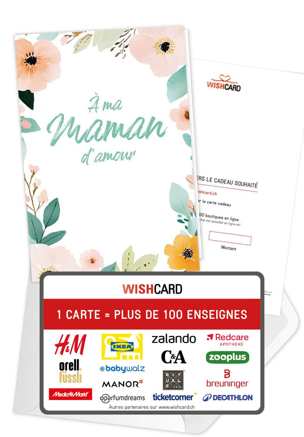 À ma maman - Cadre à fleurs