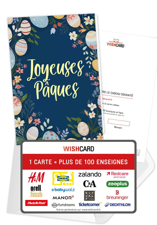 Joyeuses Pâques - Oeufs de Pâques fleurs