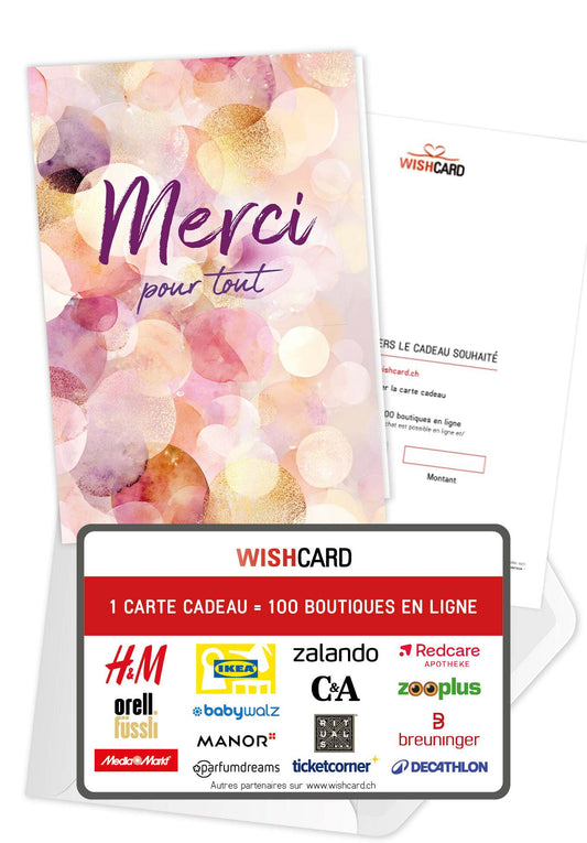 Merci pour tout - Or violet