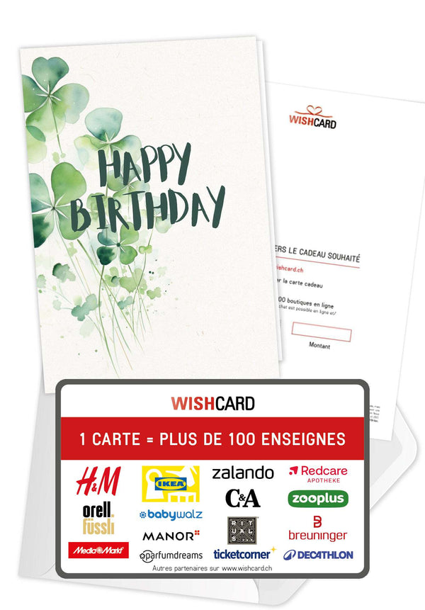 Happy Birthday - Trèfle