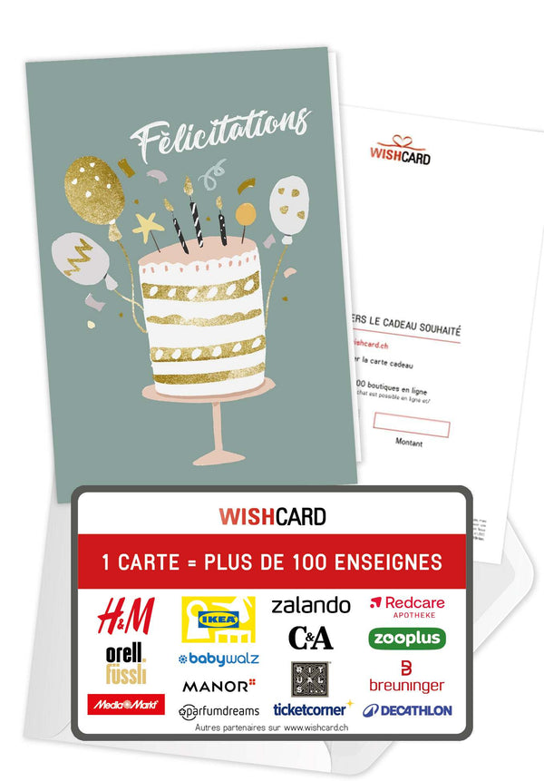 Felicitations - Gâteau