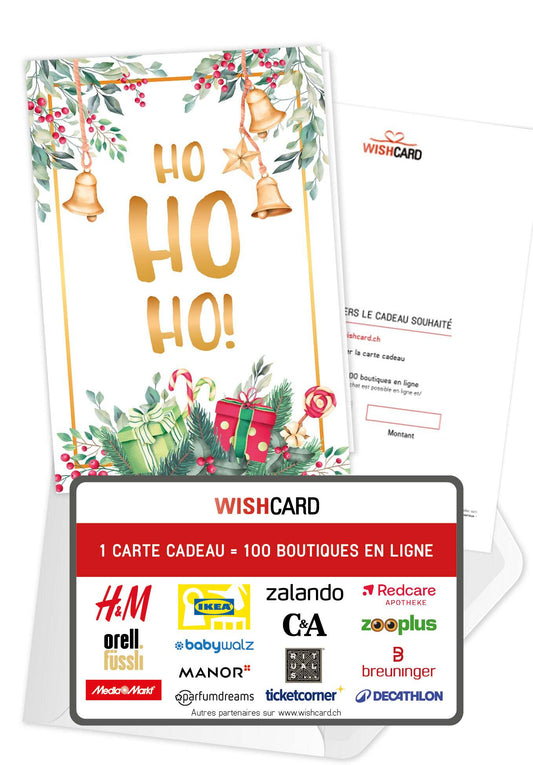 Ho Ho Ho - Branches Aquarelle