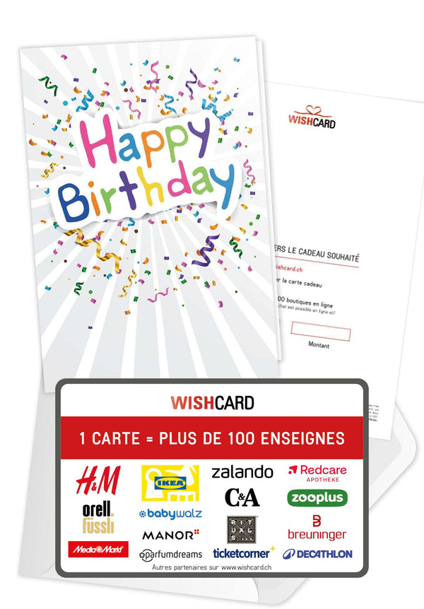Happy Birthday - Confetti