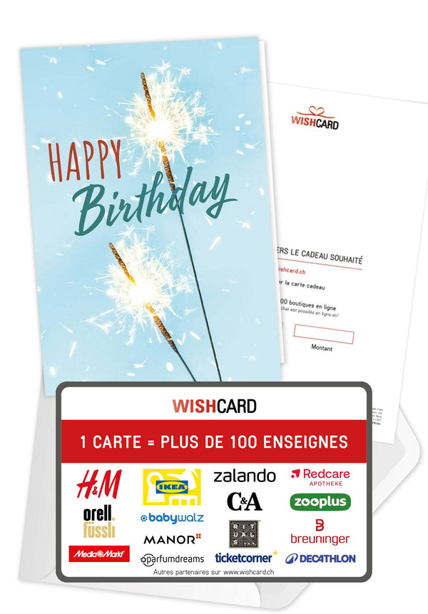Happy Birthday - Sparkler