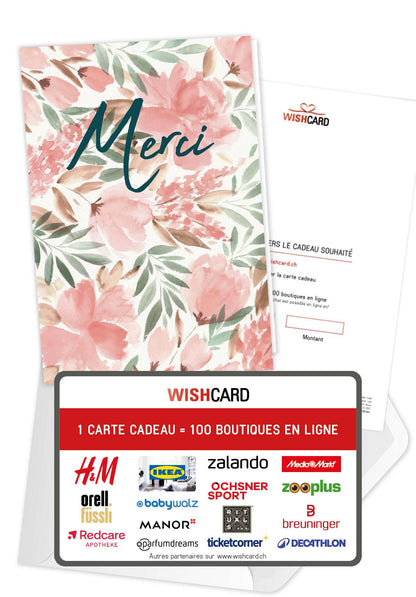 Merci - Fleurs Aquarelle (Value)