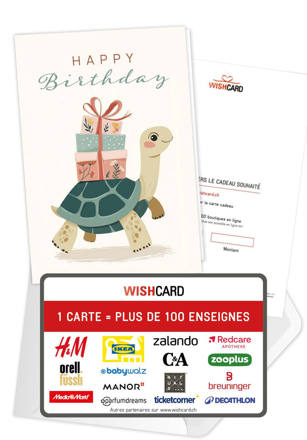 Happy Birthday - Tortue