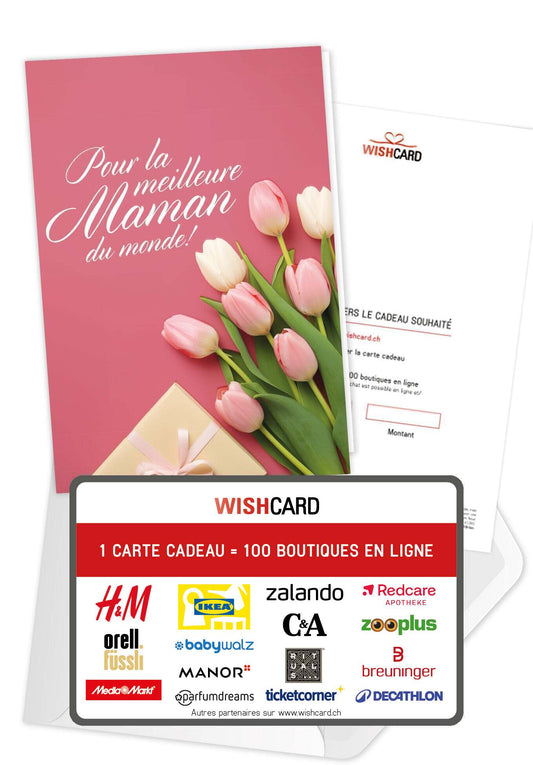 Pour la meilleure maman - Cadeau Tulipes