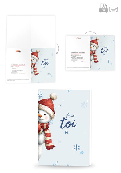 Pour toi - Bonhomme de neige