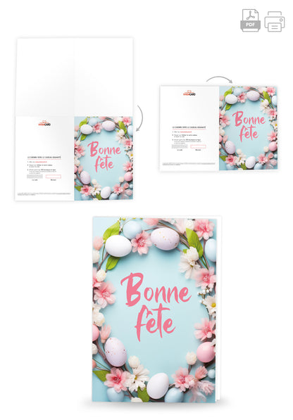 Bonne Fête - Couronne de fleurs (Value)