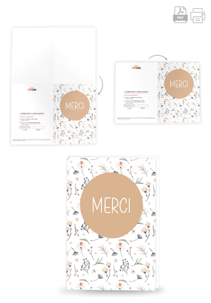 Merci - Fleurs Blanc (Value)