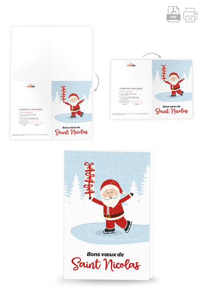 Bons voeux Saint Nicolas - Patinoire Saint-Nicolas