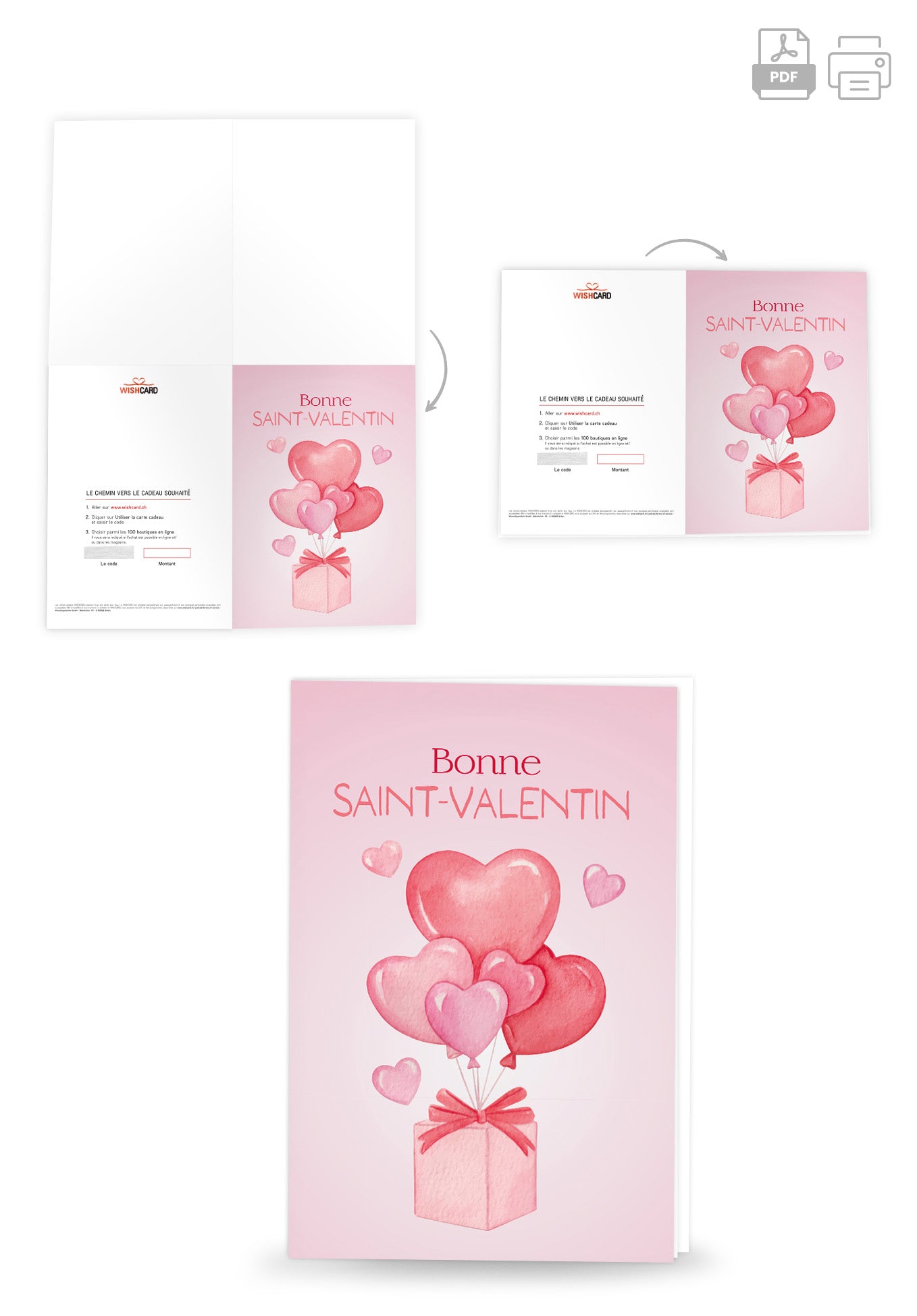 Bonne Saint-Valentin - Paquet cœurs