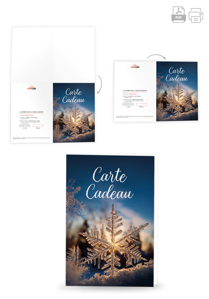 Carte Cadeau - Flocon de neige