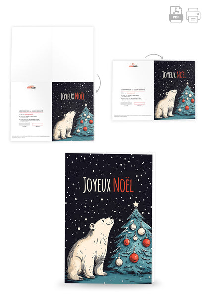 Joyeux Noël - Ours polaire