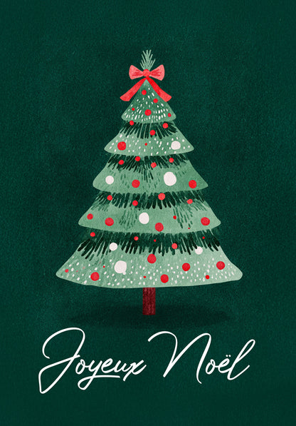 Joyeux Noël - Sapin Vert