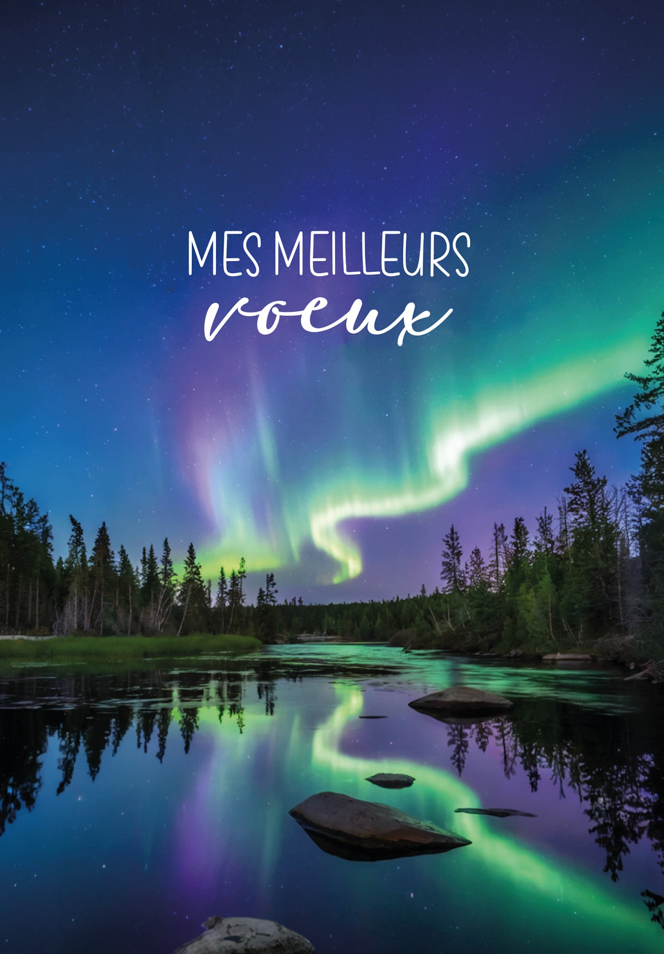 Mes meilleurs vœux - Forêt Aurorale