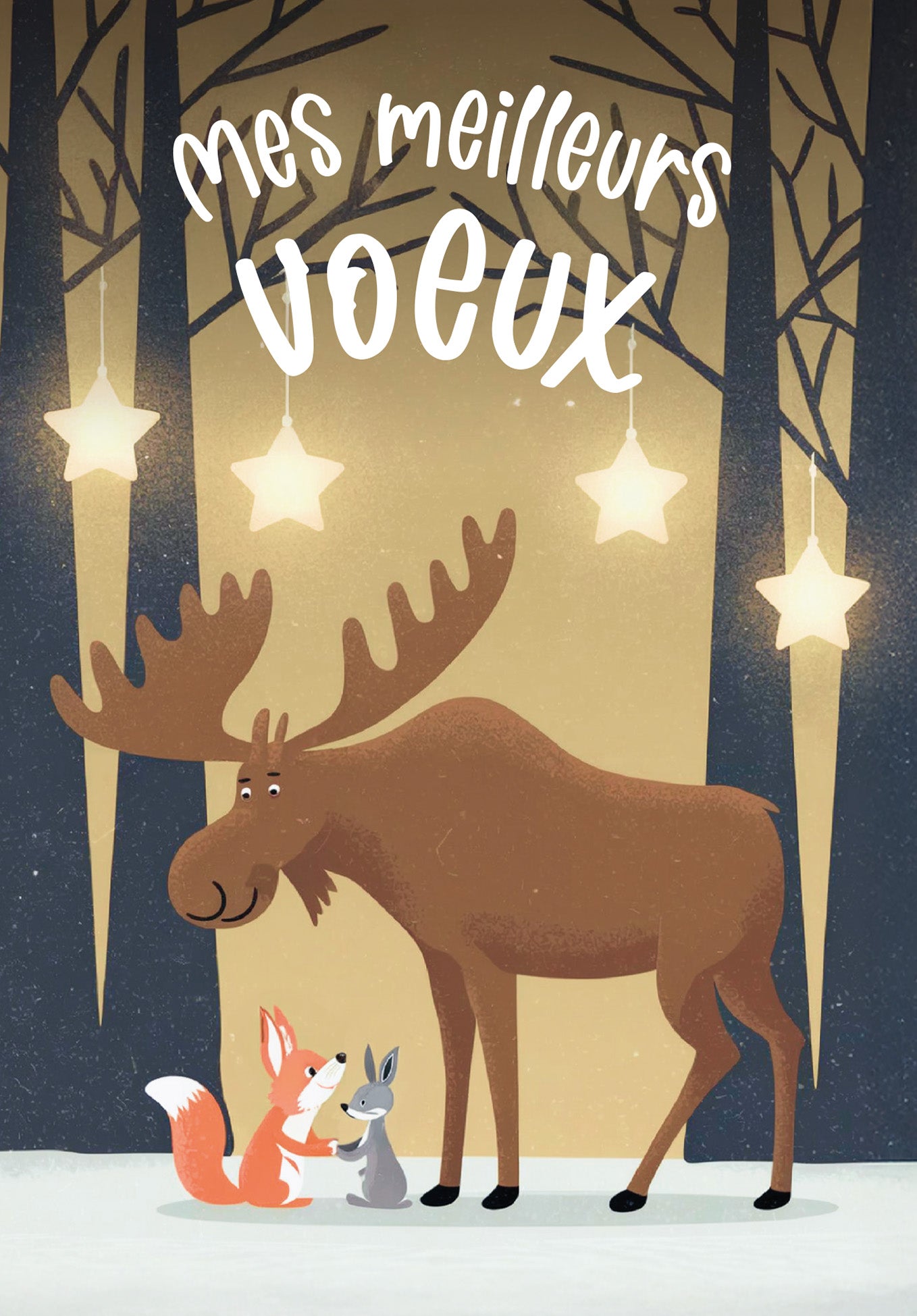 Mes meilleurs vœux - Animaux Forêt