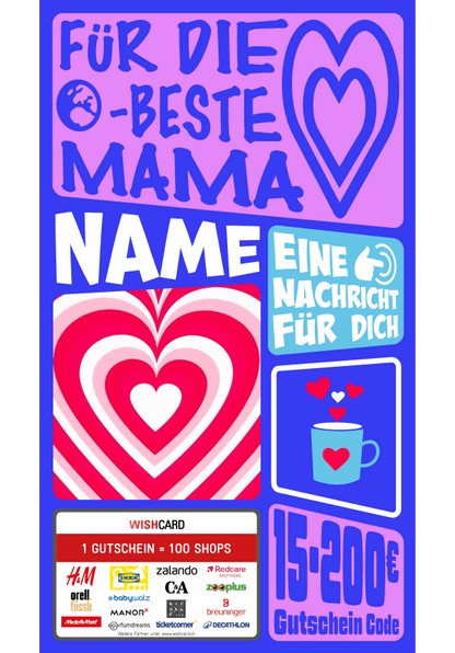 Digital - Beste Mama der Welt - Kugel